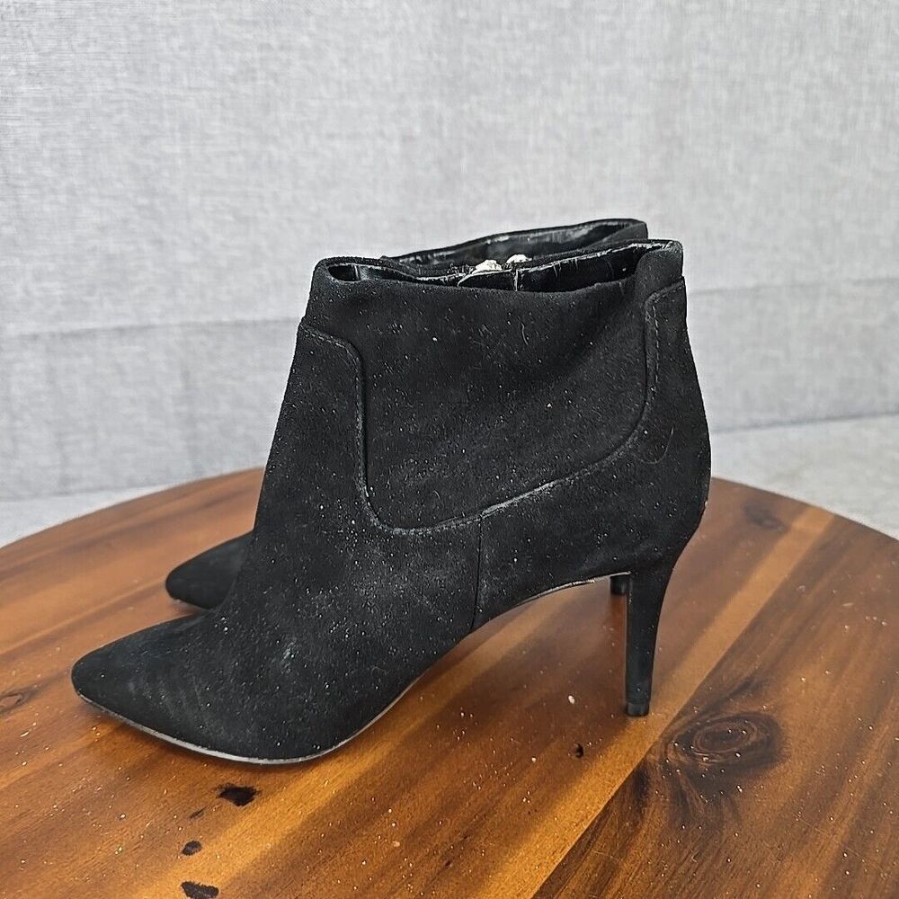 Nine West fast Black heeled bootie Zip closer Size‎  6 - Picture 6 of 11